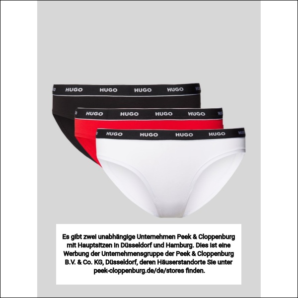 Hugo Damen Slips Rot Gr. Extra Groß
