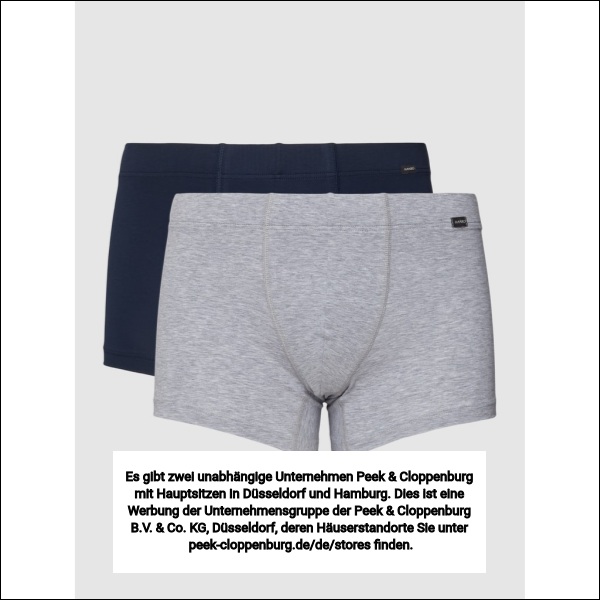 Hanro Herren Pants-Trunks Blau Gr. Groß