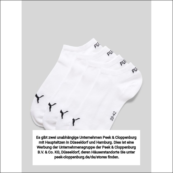 Puma Herren Socken Beige Gr. 43/46