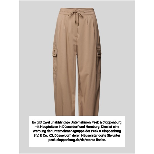 Liu Jo Sport Damen Hazel Hose Mit Elastischem Bund Und Cargotaschen Extra Klein