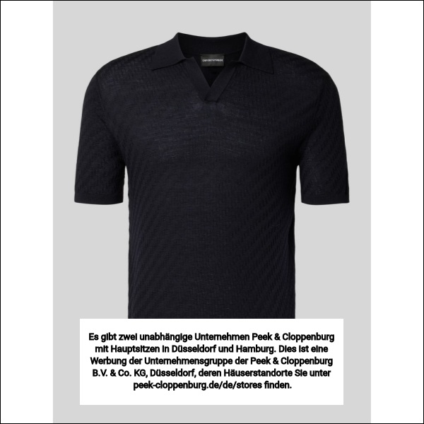 Emporio Armani Herren Marine Poloshirts, Blau, Gr. Übergröße Xxl