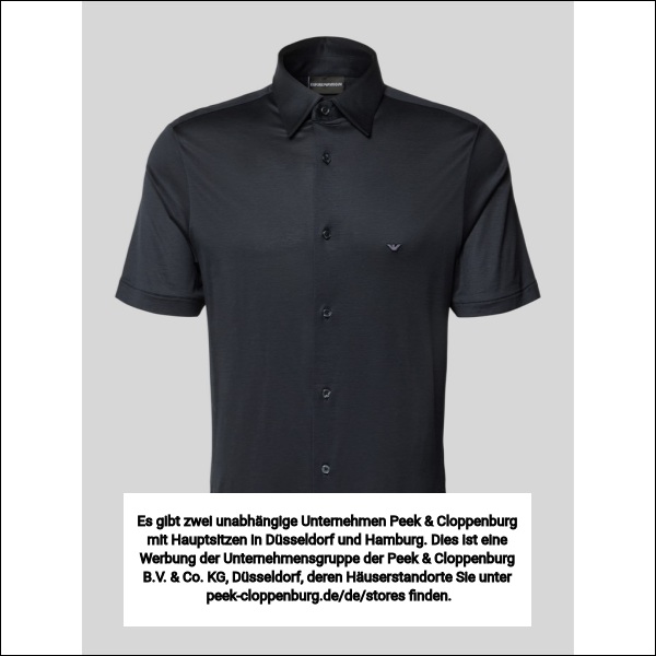 Emporio Armani Herren Freizeithemden Blau Gr. Extra Groß